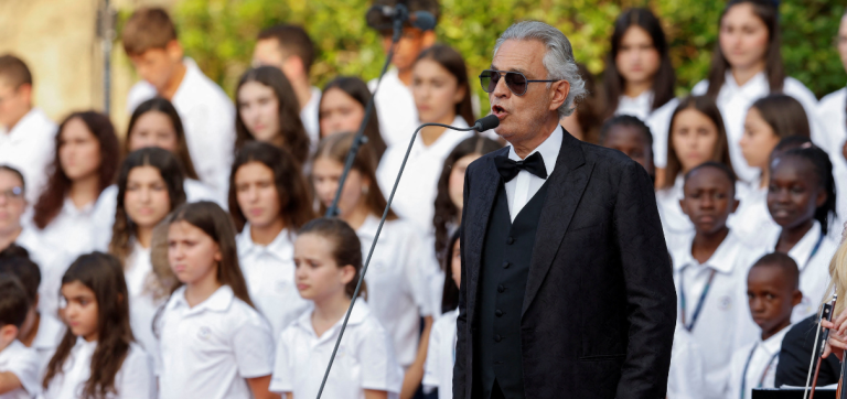 Pope Leo XIV at Andrea Bocelli concert: Music’s beauty points us to God