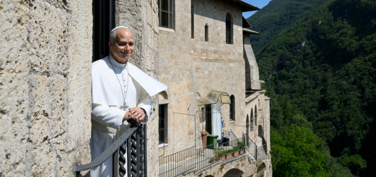 Pope Leo takes road trip to mountainside shrines during his summer vacation