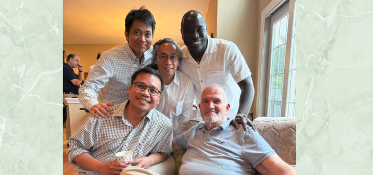 Some summer enjoyment for Bishop and priests