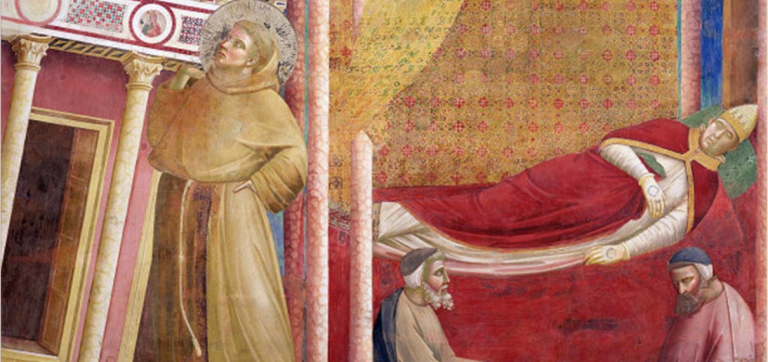 The Pope and the pauper: Key element of St. Francis’ story captured in medieval Assisi fresco