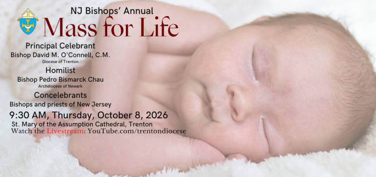 Third NJ Bishops’ Mass for Life to open day of pro-life witness Oct. 8
