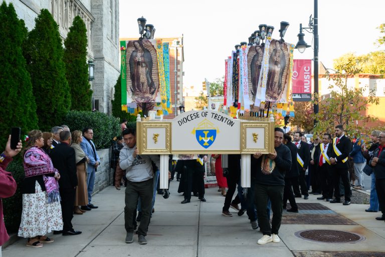Guadalupe torches are newly lit; set out on pilgrimage around the Diocese